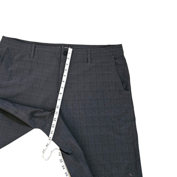 O'Neill Crossover Shorts Size 40 Gray Plaid - Picture 13 of 16